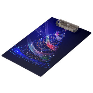 SlipperyJoe kerstboom digitaal doorschijnend rood Klembord