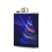 SlipperyJoe Kerstboom, prachtige kleurrijke Chri Heupfles (Links)