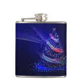 SlipperyJoe Kerstboom, prachtige kleurrijke Chri Heupfles (Voorkant)