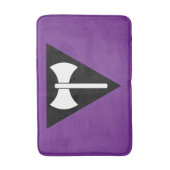 SlipperyJoe lesbische trots vlag krachtige homo fe Badmat (Voorkant Verticaal)