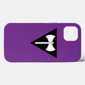 SlipperyJoe lesbische trots vlag krachtige homo fe Case-Mate iPhone Case (Achterkant (horizontaal))