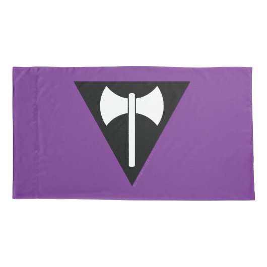 SlipperyJoe lesbische trots vlag krachtige homo fe Kussensloop (Achterkant)