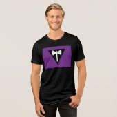 SlipperyJoe lesbische trots vlag krachtige homo fe Tri-Blend Shirt (Voorkant volledig)