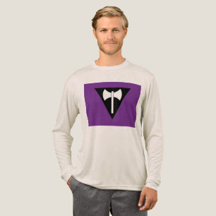 SlipperyJoe lesbische trotsvlag krachtig gay femin Tri-Blend Shirt