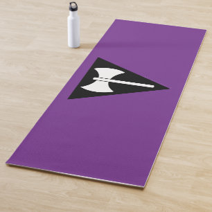 SlipperyJoe lesbische trotsvlag krachtig gay femin Yogamat