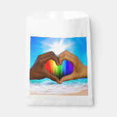 SlipperyJoe levendig regenboog verloop hart interr Bedankzakje (Voorkant)