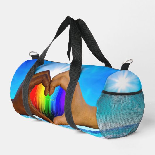 SlipperyJoe levendig regenboog verloop hart interr Plunjezak (Rechterhoek)