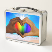 SlipperyJoe levendige regenbooggradiënt hart inter (Voorkant)