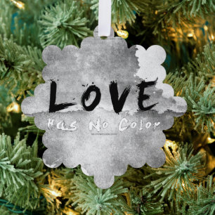 SlipperyJoe liefde heeft geen kleur ras huidskleur Ornament Kaart