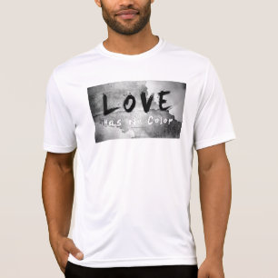 SlipperyJoe liefde heeft geen kleur ras huidskleur T-shirt