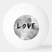 SlipperyJoe liefde heeft geen kleur ras huidtint g Pingpongbal (Voorkant)