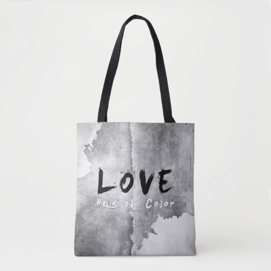 SlipperyJoe liefde heeft geen kleur ras huidtint g Tote Bag (Voorkant)