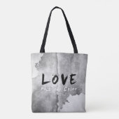 SlipperyJoe liefde heeft geen kleur ras huidtint g Tote Bag (Achterkant)