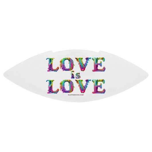 SlipperyJoe liefde is liefde druppelen smelten dyn American Football (Paneel)