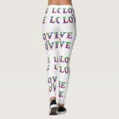 SlipperyJoe liefde is liefde druppelen smelten dyn Leggings (Achterkant)