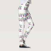 SlipperyJoe liefde is liefde druppelen smelten dyn Leggings (Rechts)