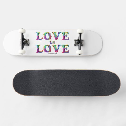 SlipperyJoe liefde is liefde druppelen smelten dyn Persoonlijk Skateboard (Horizontaal)
