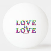 SlipperyJoe liefde is liefde druppelen smelten dyn Pingpongbal (Achterkant)