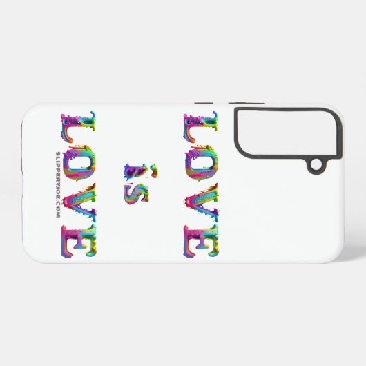 SlipperyJoe liefde is liefde druppelen smelten dyn Samsung Galaxy Hoesje (Achterkant horizontaal)