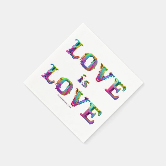 SlipperyJoe liefde is liefde druppelen smelten dyn Servet (Hoek)