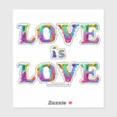 SlipperyJoe liefde is liefde druppelen smelten dyn Sticker (Vel)