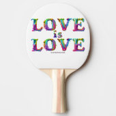 SlipperyJoe liefde is liefde druppelen smelten dyn Tafeltennisbatje (Voorkant)