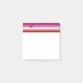 SlipperyJoe lipstick lesbische trots vlag vrouweli Post-it® Notes (Voorkant)