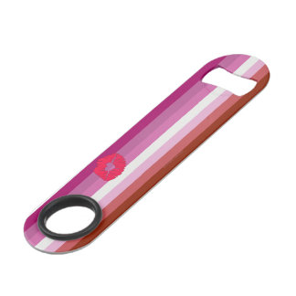 SlipperyJoe lipstick lesbische trots vlag vrouweli Speed Flessenopener