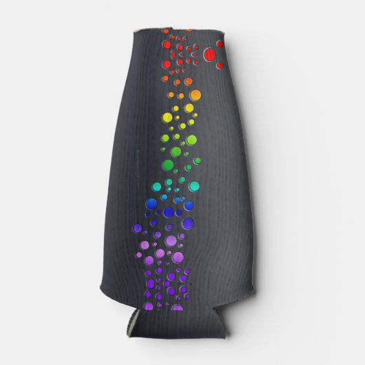 SlipperyJoe love bubbles rood sinaasappel geel gro Flesjeskoeler (Voorkant)