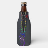 SlipperyJoe love bubbles rood sinaasappel geel gro Flesjeskoeler (Fles Achterkant)