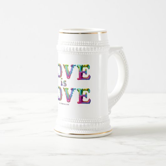 SlipperyJoe love is love druipend smeltend dynamis Bierpul (Voorkant rechts)