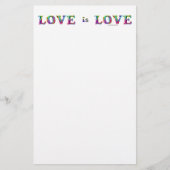 SlipperyJoe love is love druipend smeltend dynamis Briefpapier (Voorkant)