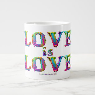 SlipperyJoe love is love druipende smeltende dynam Grote Koffiekop