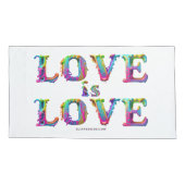 SlipperyJoe love is love druipende smeltende dynam Kussensloop (Achterkant)