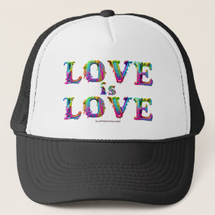 SlipperyJoe love is love druipende smeltende dynam Trucker Pet