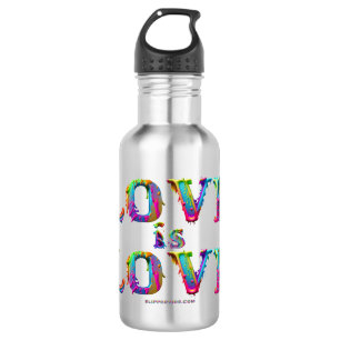 SlipperyJoe love is love druipende smeltende dynam Waterfles