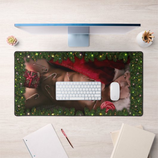 SlipperyJoe mannelijke borst zes pack maag blote r Bureaumat (Kantoor 1)