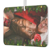 SlipperyJoe mannelijke borst zes pack maag blote r Luchtverfrisser (Links)