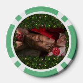 SlipperyJoe mannelijke borst zes pack maag blote r Poker Chips (Achterkant)