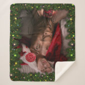 SlipperyJoe mannelijke borst zes pack maag blote r Sherpa Deken (Voorkant)