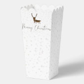 SlipperyJoe Merry Kerstfeest rendier rode neus mie Bedankdoosjes (Achterkant)