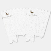 SlipperyJoe Merry Kerstfeest rendier rode neus mie Bedankdoosjes (Ongevouwen)