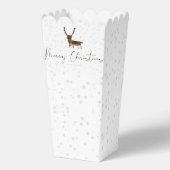 SlipperyJoe Merry Kerstfeest rendier rode neus mie Bedankdoosjes (Voorkant)