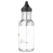 SlipperyJoe Merry Kerstfeest rendier rode neus mie Waterfles (Rechts)