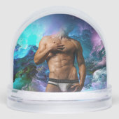 SlipperyJoe muscular man underwear bulge vibrant h Sneeuwbol (Voorkant)