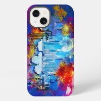 SlipperyJoe NYC graffiti maan omringd door wervele