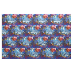 SlipperyJoe NYC graffiti maan omringd door wervele Stof