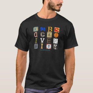 SlipperyJoe omarm diversiteit metafoor LGBTQIA glo T-shirt