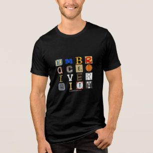 SlipperyJoe omarm diversiteit metafoor LGBTQIA glo Tri-Blend Shirt