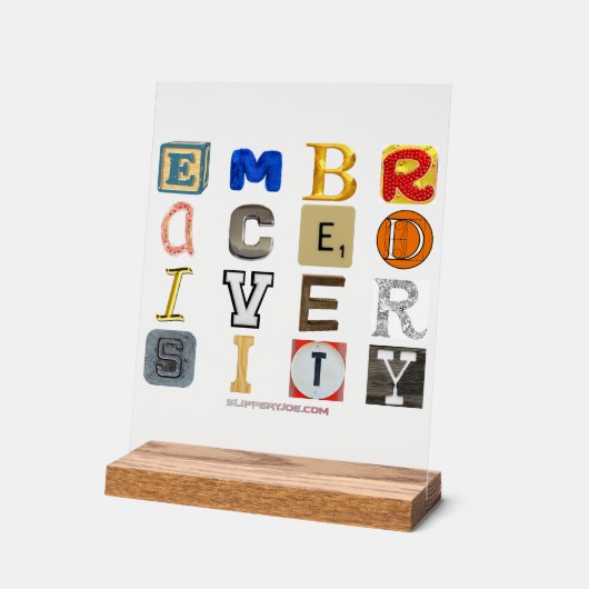 SlipperyJoe omarmt diversiteitsmetafoor LGBTQIA-lo Acryl Bord (Hoek)